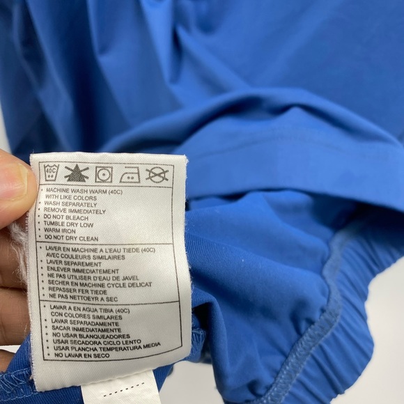 NIKE Golf Mens BLUE Quarter 1/4 Zip Jacket XL Pullover Windbreaker Wind Jacket L - Picture 3 of 6